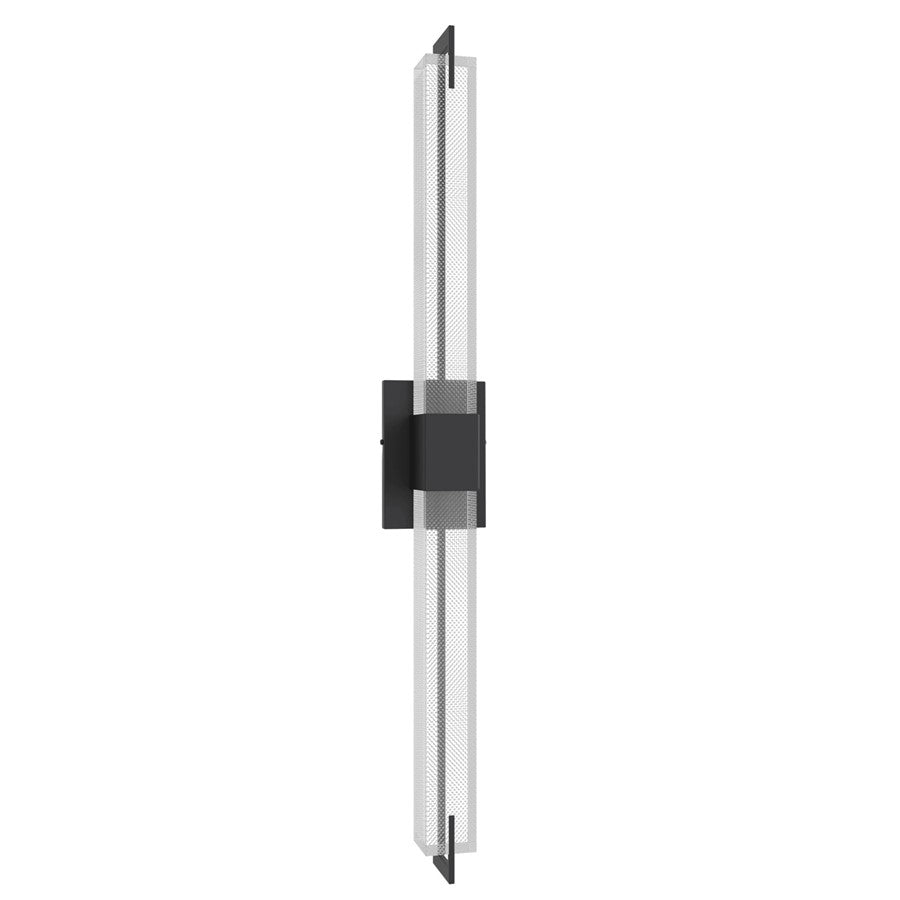 Avenue Original Glacier LED 39" Wall Sconce, Black/Snow