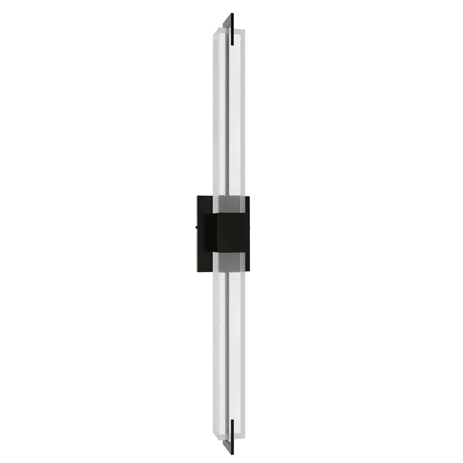 Avenue The Original Glacier 39"H LED Sconce, Nickel/Bubble - AEHF3012-DBZ-XL-SNW