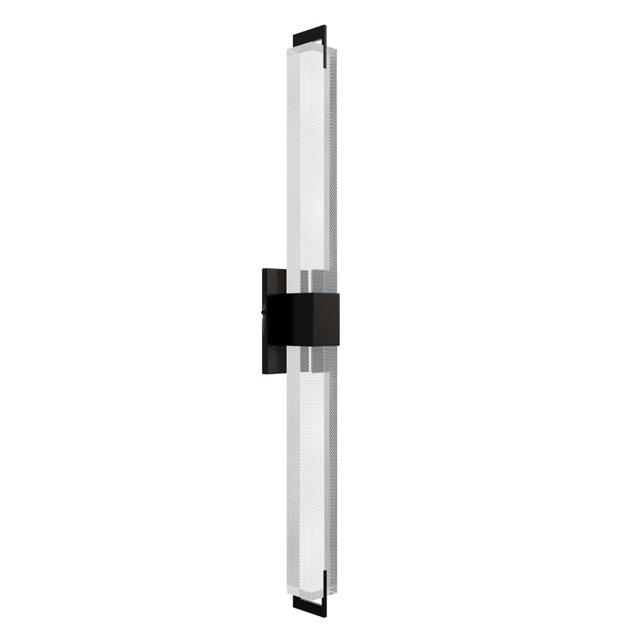 Avenue The Original Glacier 39"H LED Sconce, Nickel/Bubble