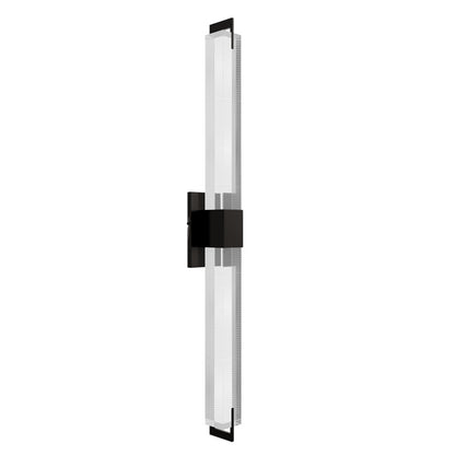 Avenue The Original Glacier 39"H LED Sconce, Nickel/Bubble