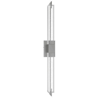 Avenue Original Glacier LED 39" Sconce, Nickel/Bubble
