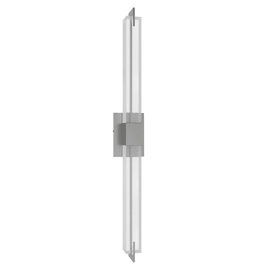 Avenue Original Glacier LED 39" Wall Sconce, Nickel/Snow