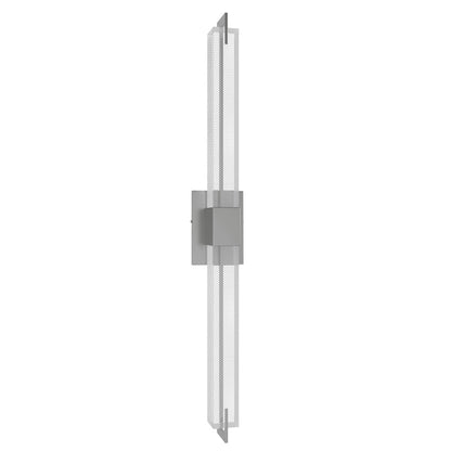 Avenue Original Glacier LED 39" Wall Sconce, Nickel/Snow