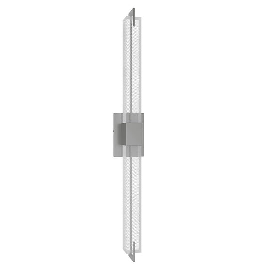 Avenue Original Glacier LED 39" Wall Sconce, Nickel/Snow