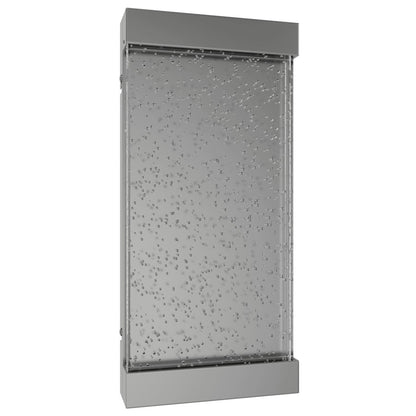 Avenue Original Glacier LED 15" Wall Sconce, Nickel/Bubbled Crystal