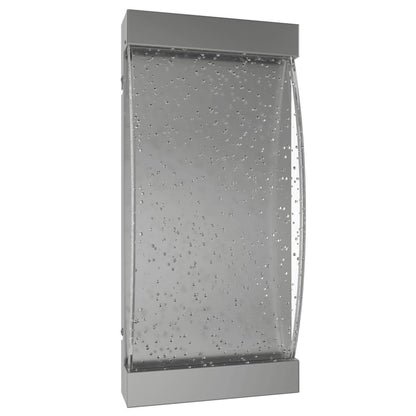 Avenue Original Glacier LED 15" Sconce, Nickel/Curved Bubble Crystal