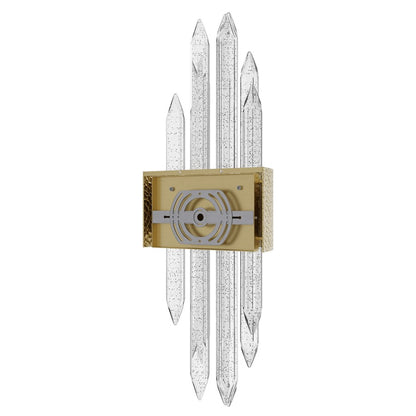 Avenue Lighting Aspen AC LED 22" Wall Sconce, Hammered Brush Brass