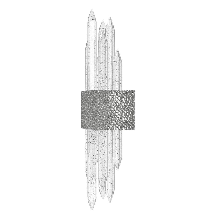 Avenue Lighting Aspen AC LED 22" Wall Sconce, Hammered Nickel