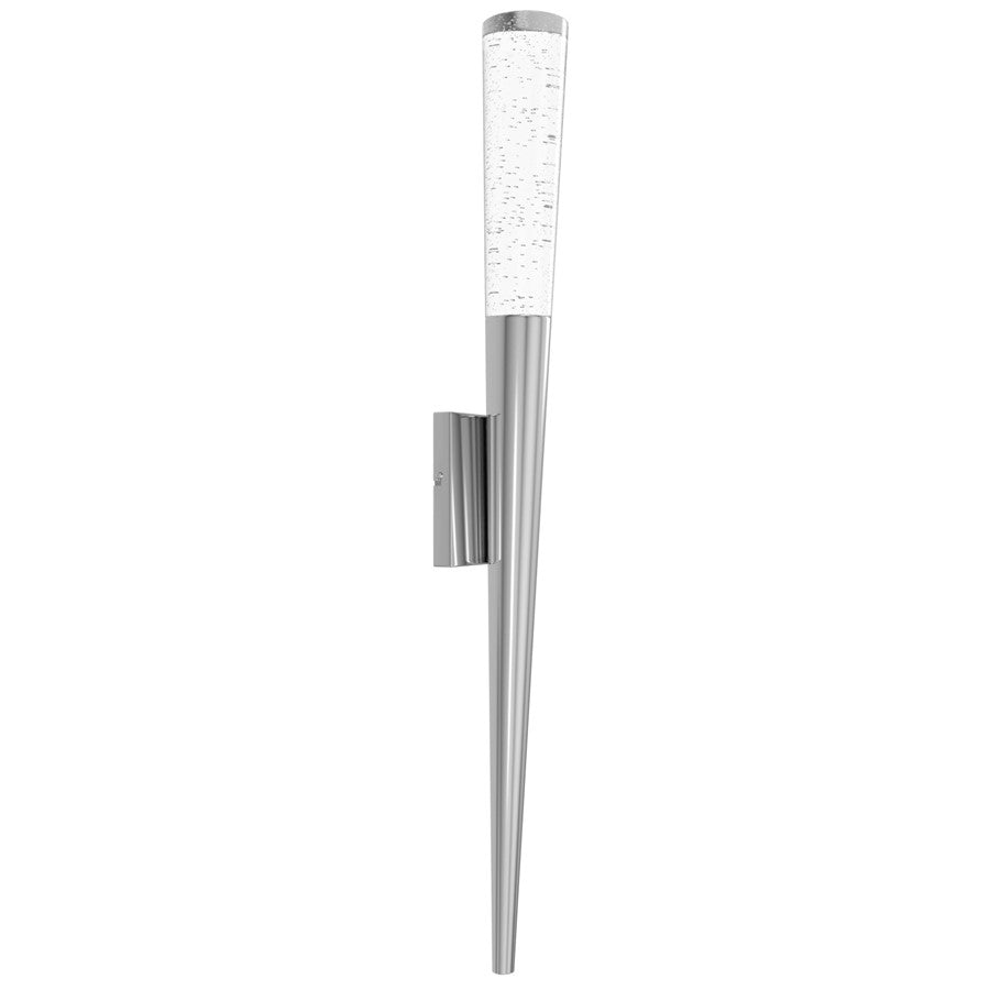 Avenue Lighting The Original Glacier 1 Light 25" Wall Sconce, Chrome