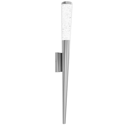 Avenue Lighting The Original Glacier 1 Light 25" Wall Sconce, Chrome