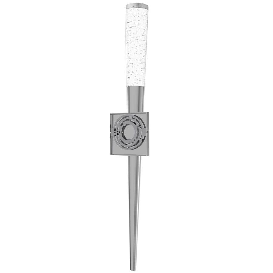 Avenue Lighting The Original Glacier 1 Light 25" Wall Sconce, Chrome