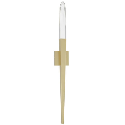 Avenue Lighting Aspen 1 Light 32" Wall Sconce, Brushed Brass