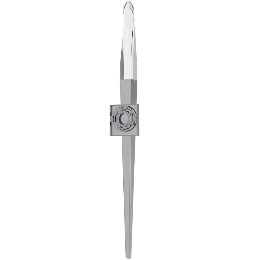 Avenue Lighting Aspen 1 Light 32" Wall Sconce, Polished Chrome