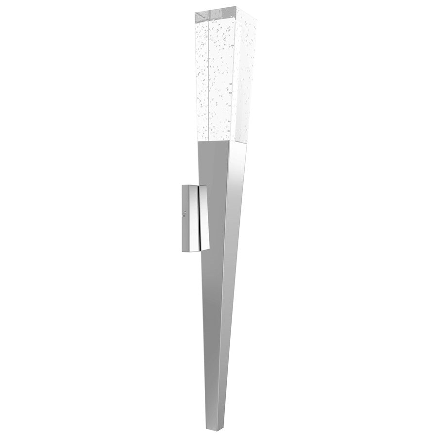 Avenue Lighting The Original Glacier 1 Light 32" Wall Sconce, Chrome