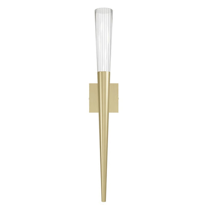 Avenue Lighting Encino 1 Light 32" Wall Sconce, Brushed Brass