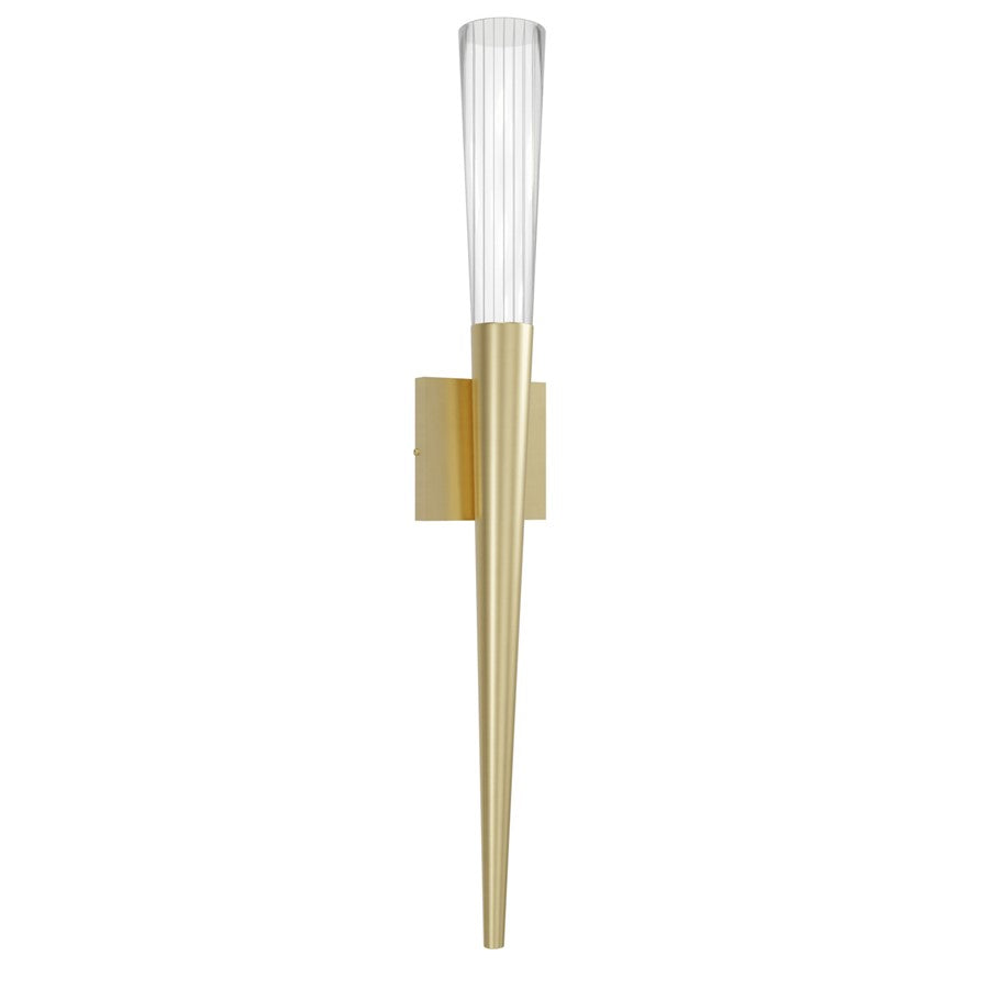 Avenue Lighting Encino 1 Light 32" Wall Sconce, Brushed Brass
