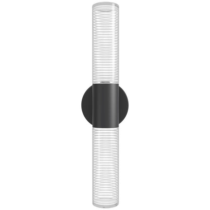 Avenue Lighting Strand Integrated AC LED Light 19" Sconce, Black