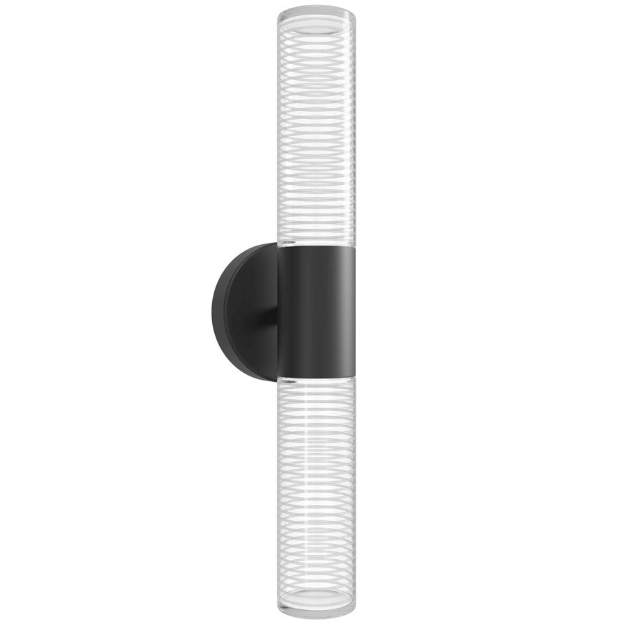 Avenue Lighting Strand Integrated AC LED Light 19" Sconce, Black