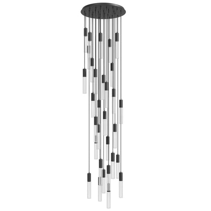 Avenue Lighting Strand 31 Light 180" Pendant/Multi Port , Black
