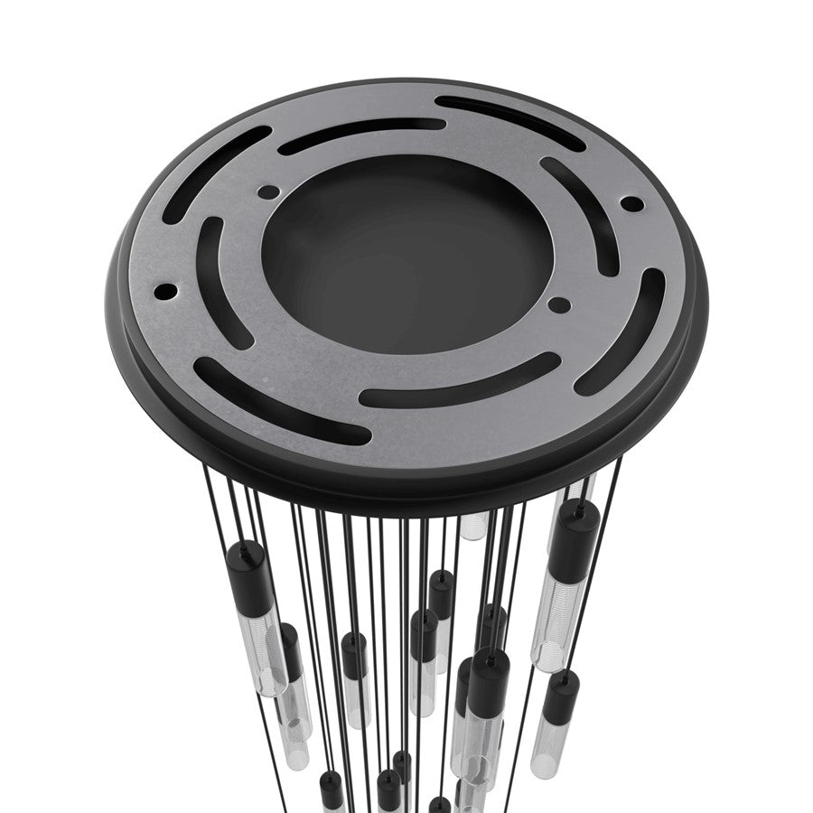 Avenue Lighting Strand 31 Light 180" Pendant/Multi Port , Black