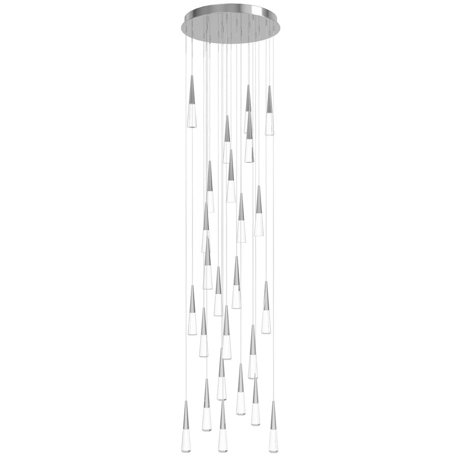 Avenue Lighting Avalon 25Lt 140" Pendant/Multi Port, Polished Chrome