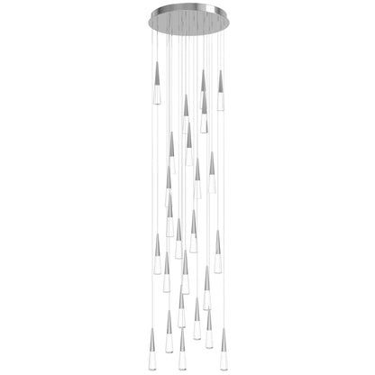 Avenue Lighting Avalon 25Lt 140" Pendant/Multi Port, Polished Chrome