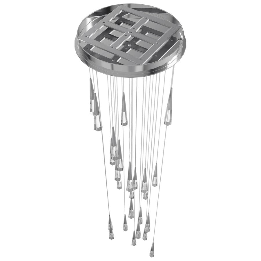 Avenue Lighting Avalon 25Lt 140" Pendant/Multi Port, Polished Chrome