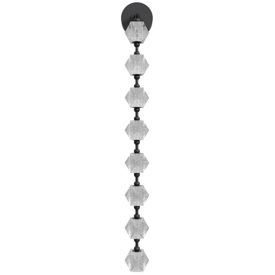 Avenue Lighting Beluga 8 Light 56" Wall Sconce, Black