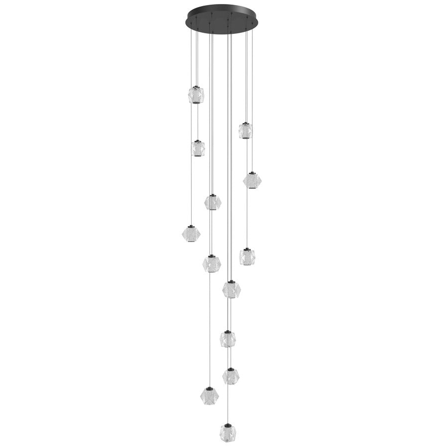 Avenue Lighting Beluga 13 Light 203" Pendant/Multi Port , Black