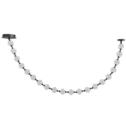 Avenue Lighting Beluga 20 Light 46" Pendant, Black