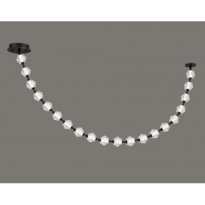 Avenue Lighting Beluga 20 Light 46" Pendant, Black