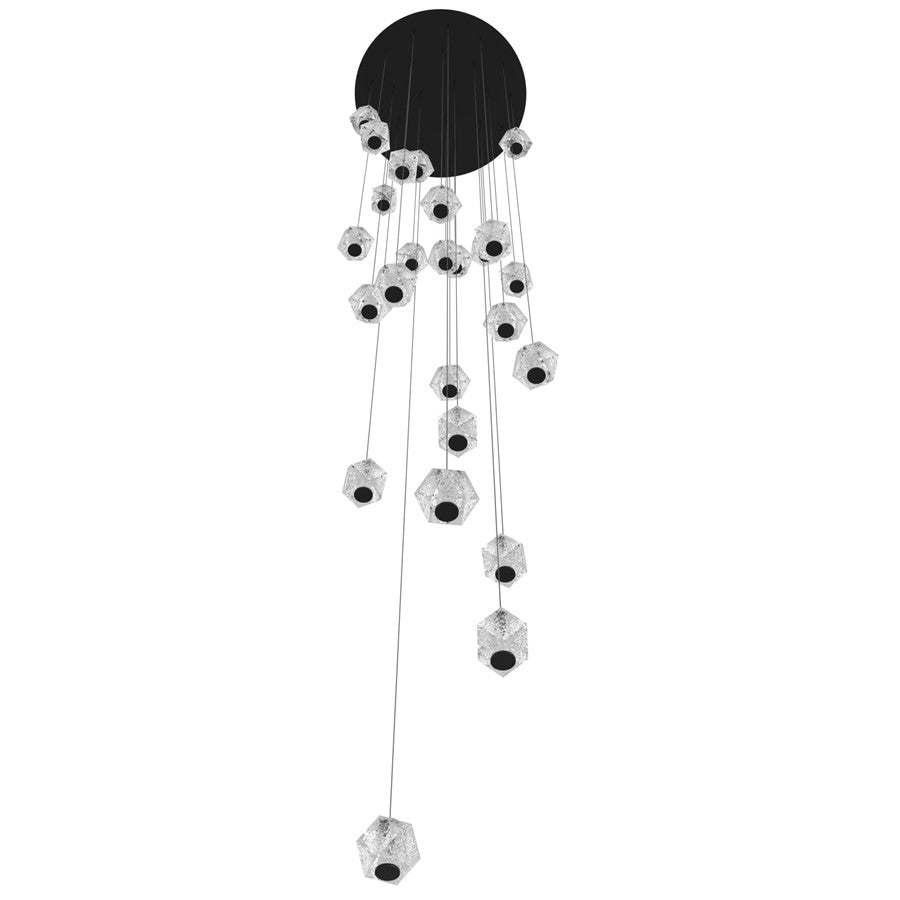 Avenue Lighting Beluga 25 Light 203" Pendant/Multi Port , Black