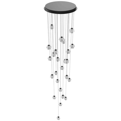 Avenue Lighting Beluga 25 Light 203" Pendant/Multi Port , Black