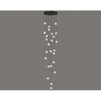 Avenue Lighting Beluga 25 Light 203" Pendant/Multi Port , Black