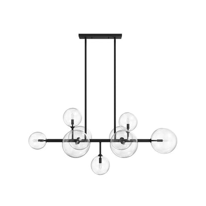 Avenue Lighting Delilah 9 Light 24" Chandelier, Black