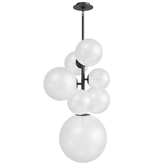 Avenue Lighting Delilah 7 Light 40" Pendant, Black