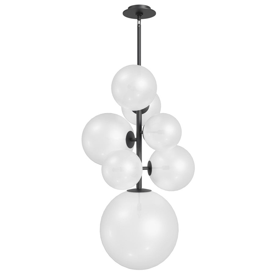 Avenue Lighting Delilah 7 Light 40" Pendant, Black