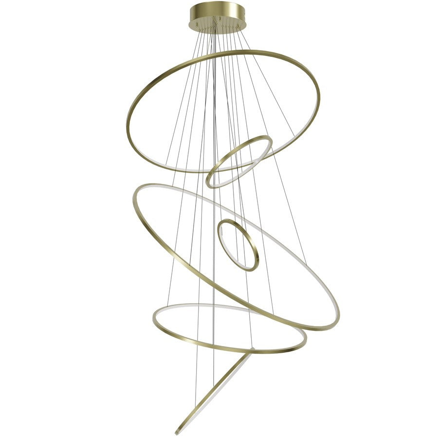 Avenue Lighting Aria LED 217" Pendant/Multi Port, Brass