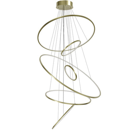 Avenue Lighting Aria LED 217" Pendant/Multi Port, Brass