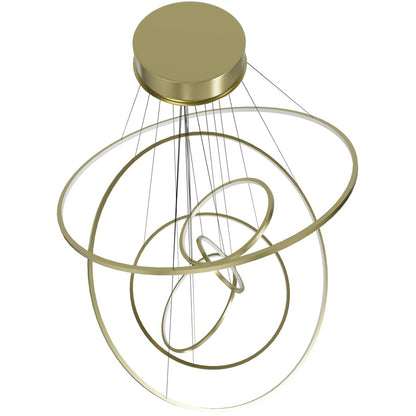 Avenue Lighting Aria LED 217" Pendant/Multi Port, Brass