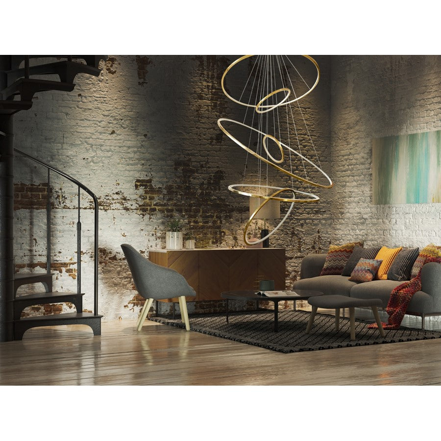 Avenue Lighting Aria LED 217" Pendant/Multi Port, Brass