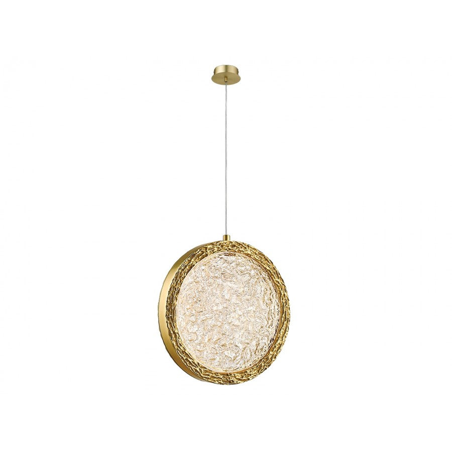 Avenue Lighting Bottega AC LED 10" Pendant, Brass