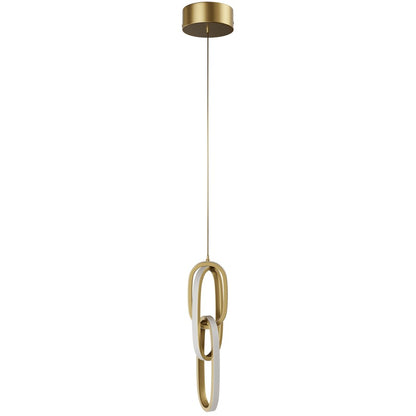 Avenue Lighting Circa LED Light 23" Looping Pendant, Gold