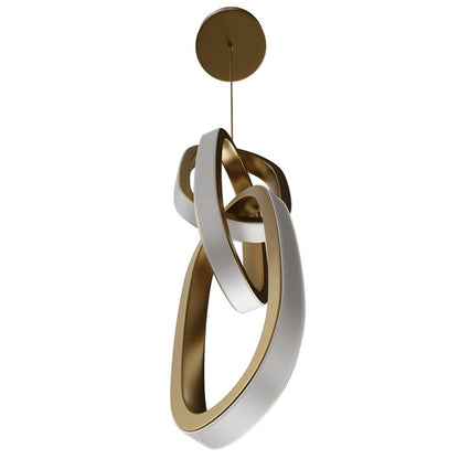 Avenue Lighting Circa LED Light 23" Looping Pendant, Gold