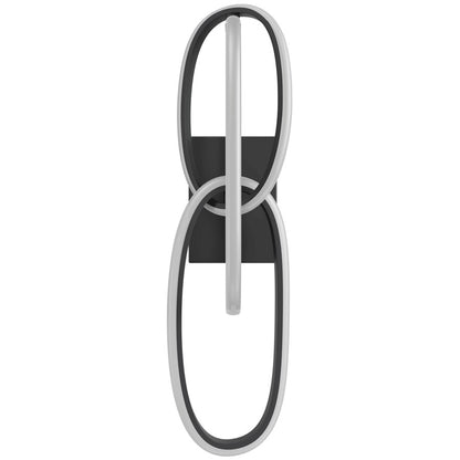 Avenue Lighting Circa LED Integrated LED Light 22" Sconce, Black