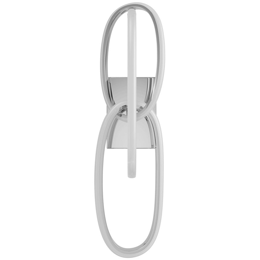 Avenue Lighting Circa LED Integrated LEDLt 22" Wall Sconce, Chrome