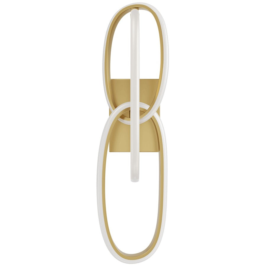 Avenue Lighting Circa LED Integrated LED Light 22" Wall Sconce, Gold