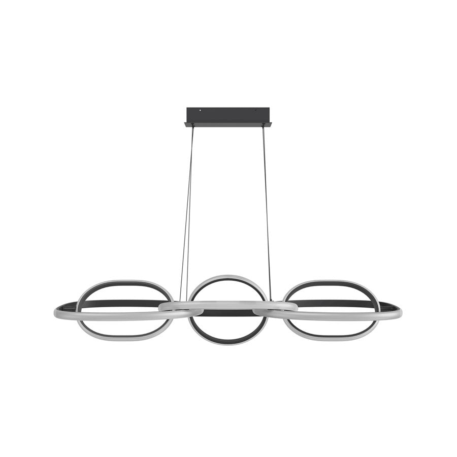 Avenue Lighting Circa Led Integrated LED Light 21" Pendant, Black