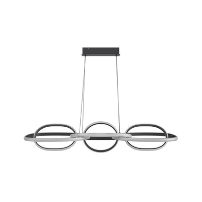 Avenue Lighting Circa Led Integrated LED Light 21" Pendant, Black