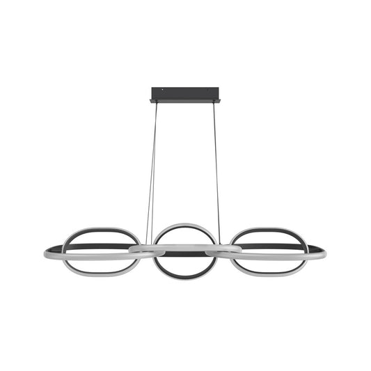 Avenue Lighting Circa Led Integrated LED Light 21" Pendant, Black